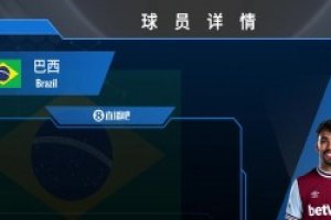 帕奎塔球员统计：球风强硬 胜利欲望极强的攻击型正常